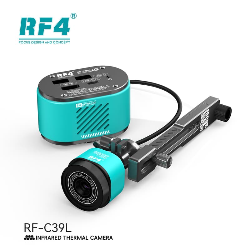 Câmera Térmica Dupla RF4 RF-C39L — câmera 4K e cabeçote térmico