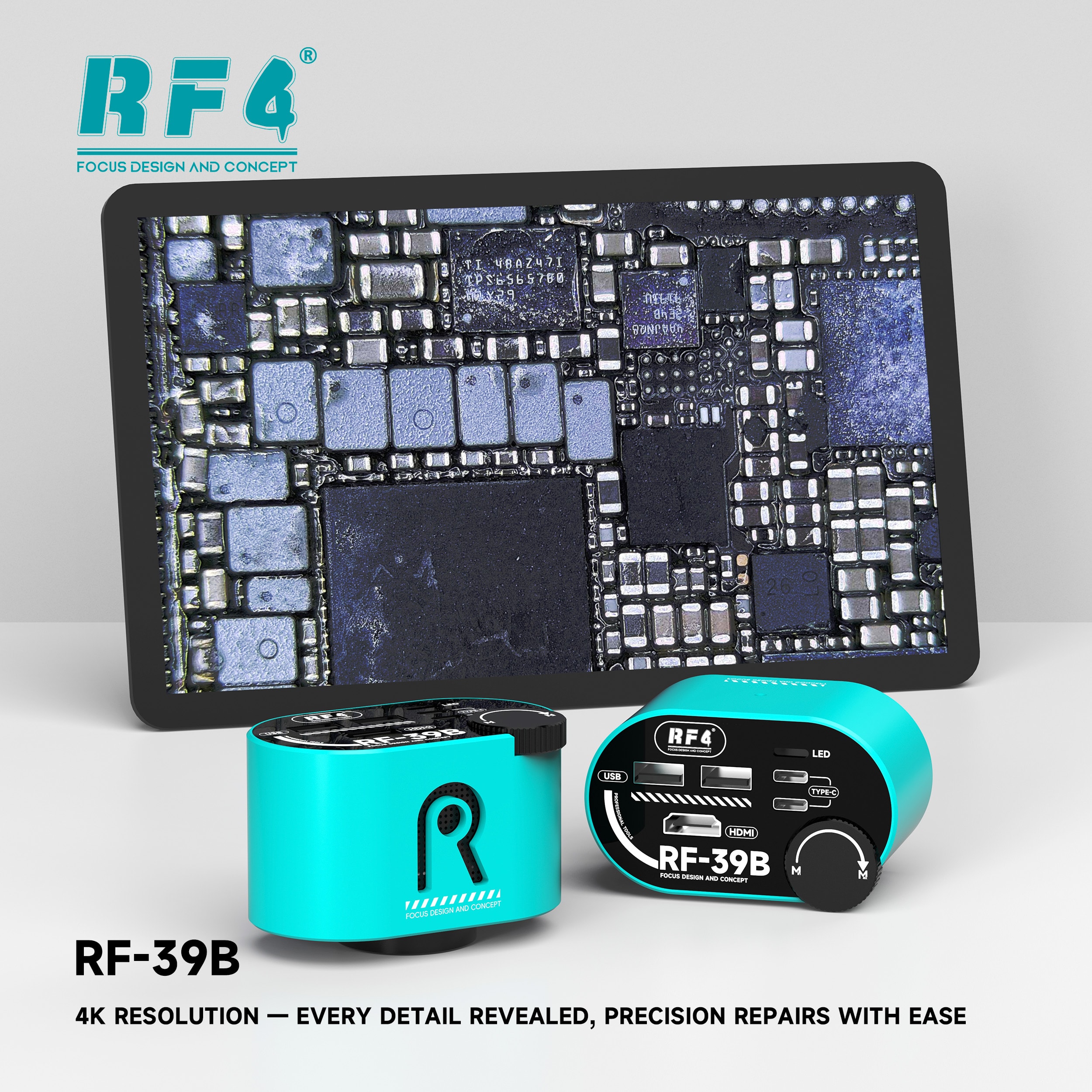 Câmera Microscópica 4K RF4 RF-39B